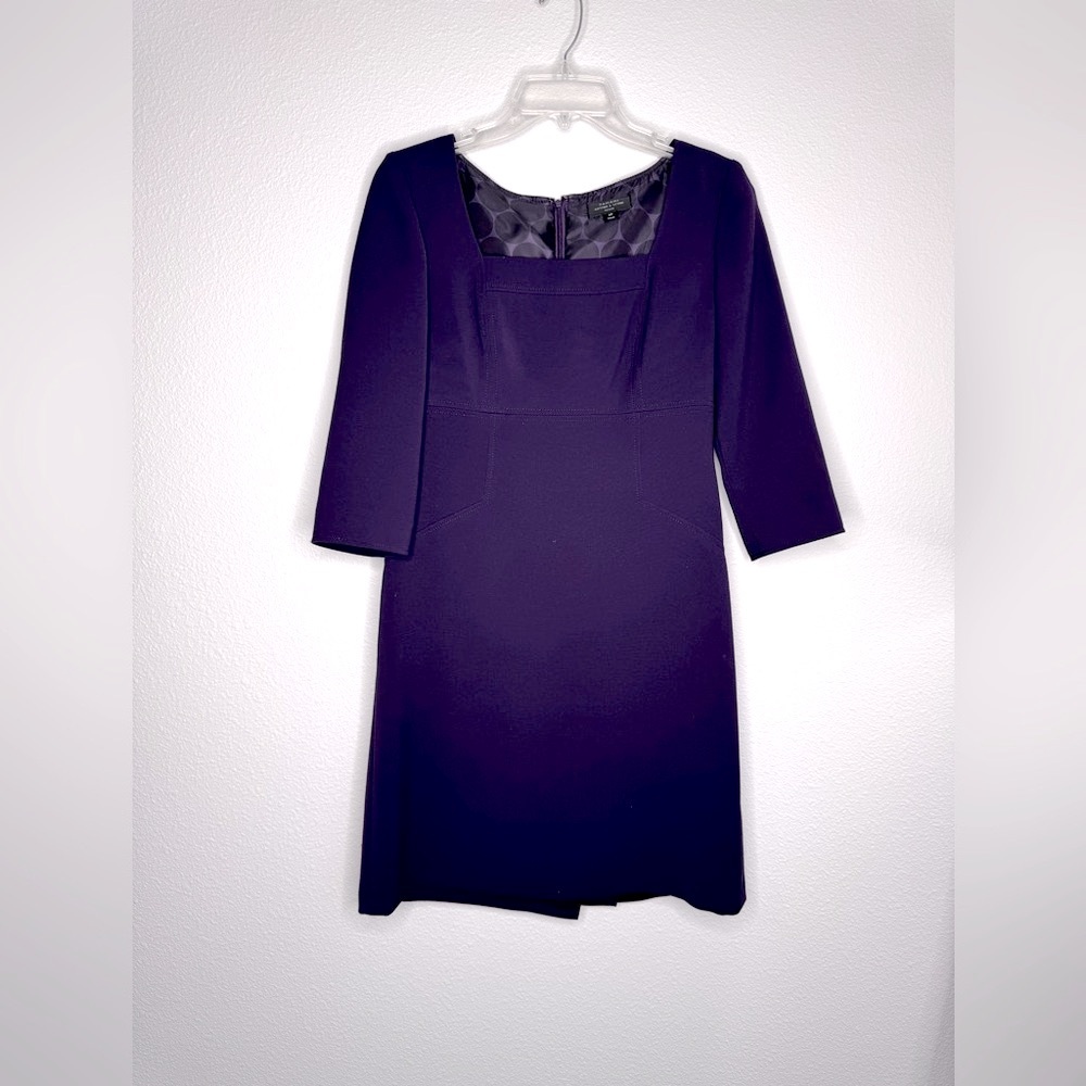 Tahari Arthur S. Levine purple dress